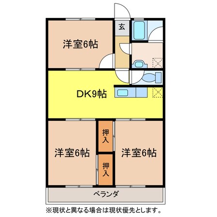 パークサイドハイムⅡの物件間取画像